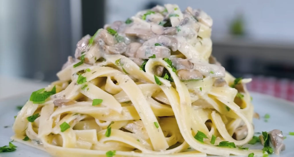 creamy mushroom pasta recipe