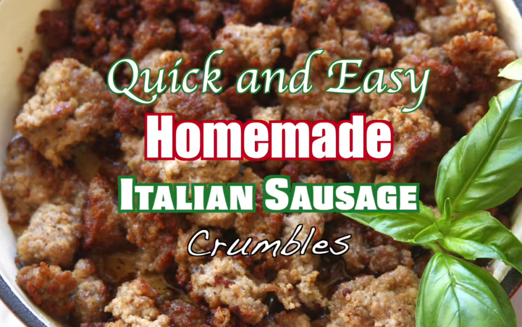 Homemade Italian Sausage Recipe