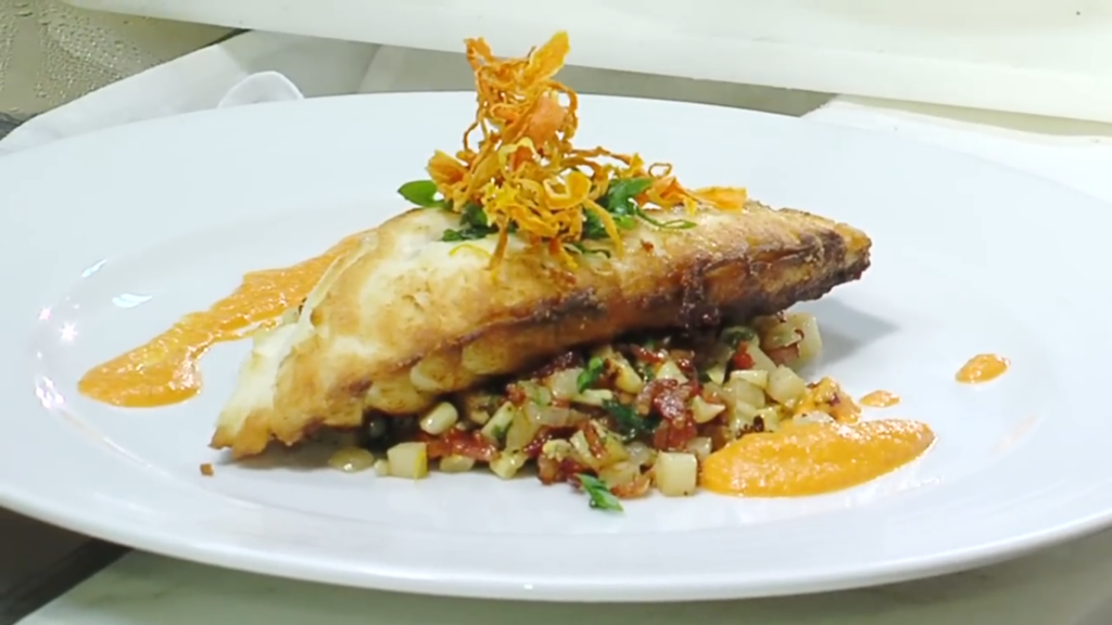 Pan Seared Vermillion Snapper