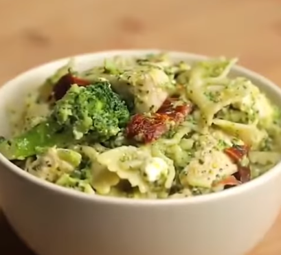 Italian Sausage with Farfalle and Broccoli Rabe